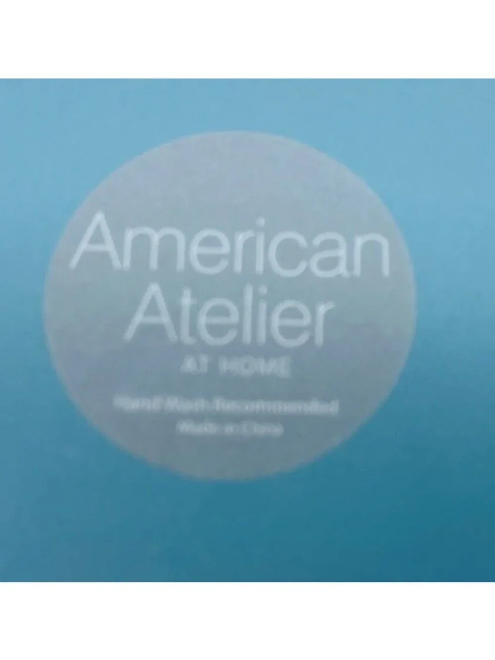 American Atelier At Home Teal Blue Square 13